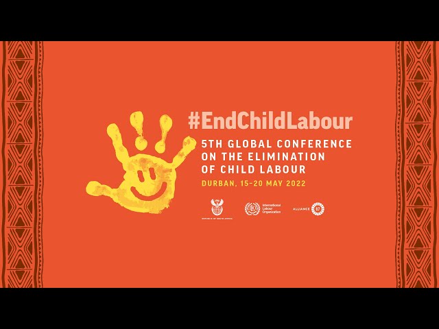 Watch Thematic Panel 5 - The central role of social protection in tackling child labour on YouTube.