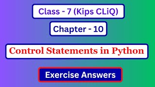 Class 7 Computer Chapter 10 Question Answer | Computer Class 7 Lesson 10 Exercise Answer | Kips Cliq