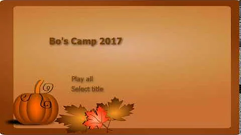 Bo's Camp 2017