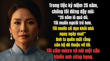 Ngay trong tiệc kỷ niệm 25 năm, chồng tuyên bố ly hôn — và tôi khiến anh mất tất cả