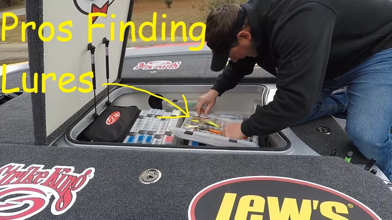 How fast can Professional Anglers find 5 Fishing Lures!!!, Greg
