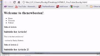 HTML5 Tutorial 14 Flexible Box Model