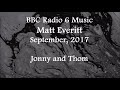 (2017/09/26) BBC Radio 6 Music, Matt Everitt, Thom, Jonny & Hans Zimmer