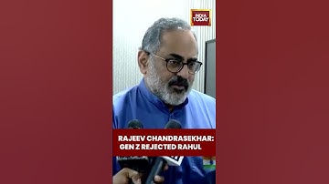 ജനറൽ ഇസഡ് പോസ്റ്റിനെതിരെ രാഹുൽ ഗാന്ധിയെ വിമർശിച്ച് ബിജെപിയുടെ രാജീവ് ചന്ദ്രശേഖർ, കുടുംബവാഴ്ച രാഷ്ട്രീയത്തെ വിളിച്ചു പറഞ്ഞു