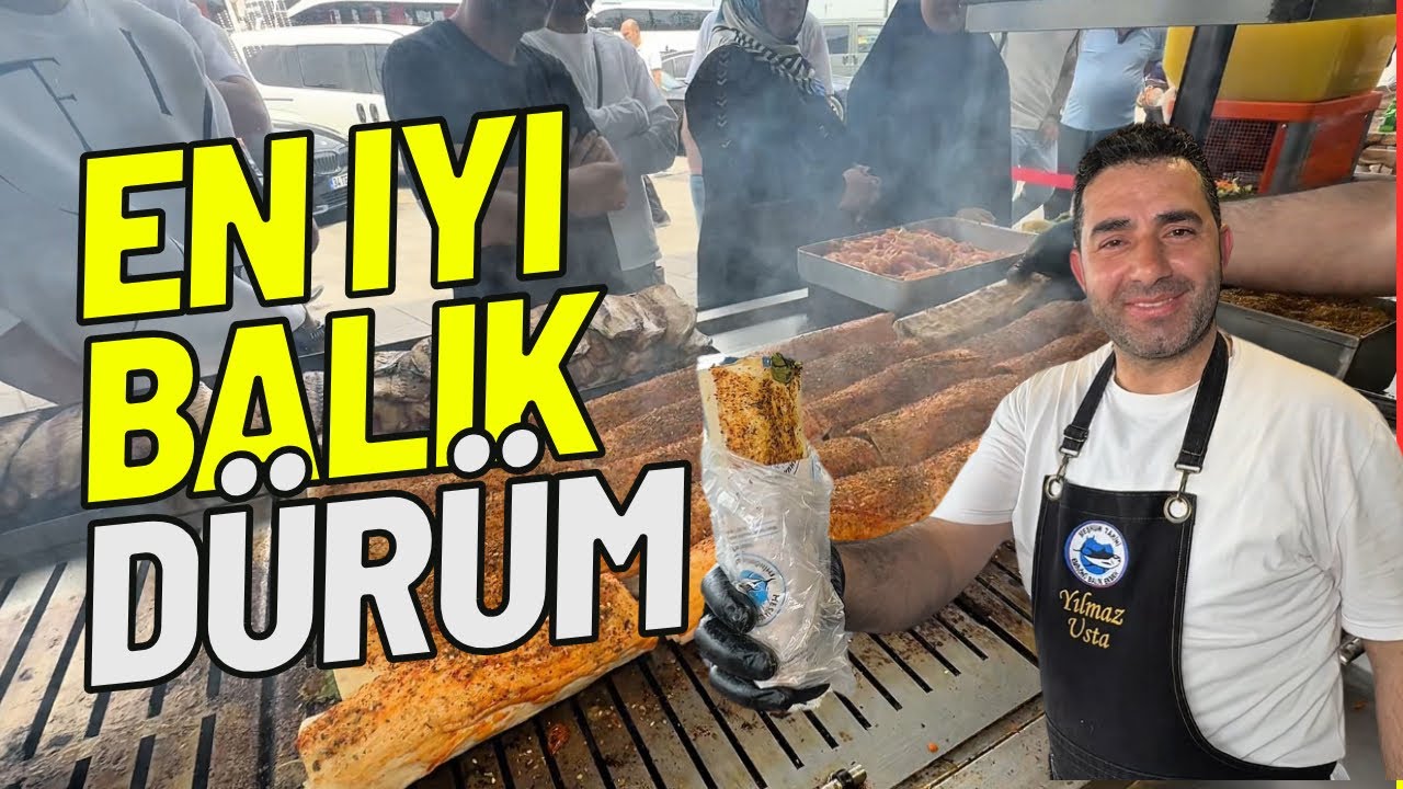 ÖNÜNDE KUYRUK OLAN BALIK DÜRÜMCÜ | Balık Dürümcü Yılmaz usta | Eminönü #balık