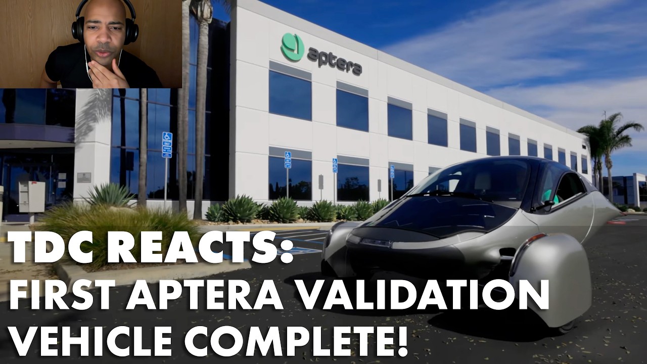 TDC Reacts: First Aptera Validation Vehicle Complete!