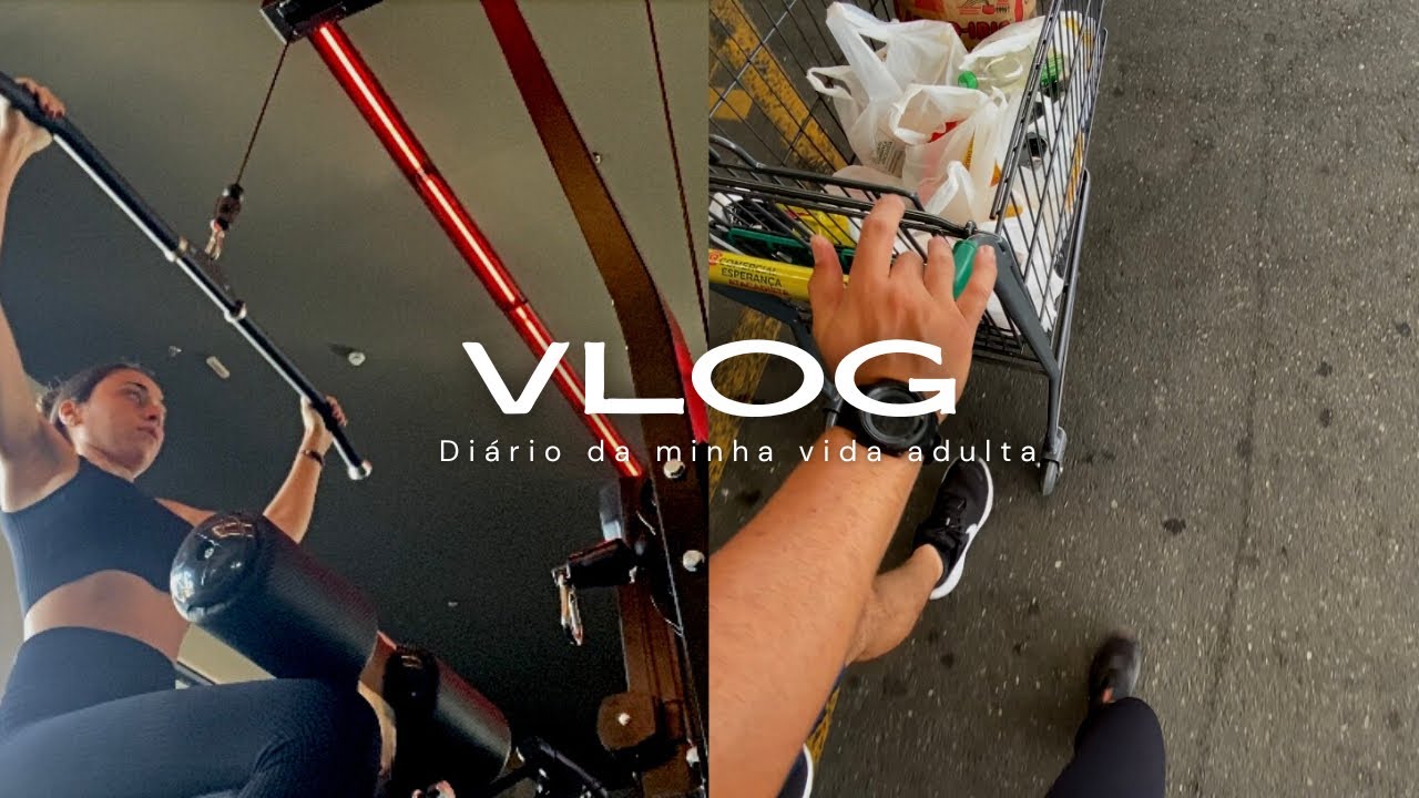 Treino, pizza, cozinhando para os meus pais!