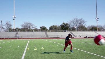 Repeated Lateral Hurdle Hops to Sprint