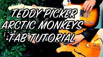 Teddy Picker - Arctic Monkeys ( Two Guitar Tab Tutorial & Cover )