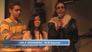 BCM Interview with Dane Fogdall and Phoenix Diller at BIFF 2012