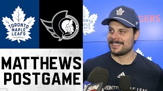 Auston Matthews | Post Game vs Ottawa Senators | December 27, 2025