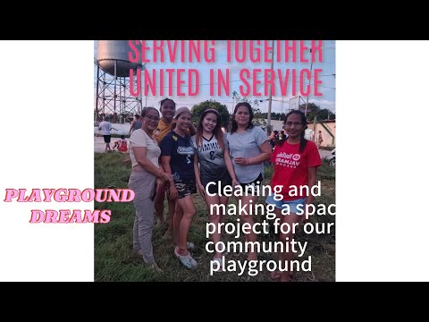 A DAY IN A VOLUNTEER LIFE#communityservice #community #help #happiness#playground