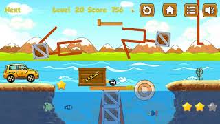 Build River Wooden Bridge - Level 20 screenshot 5