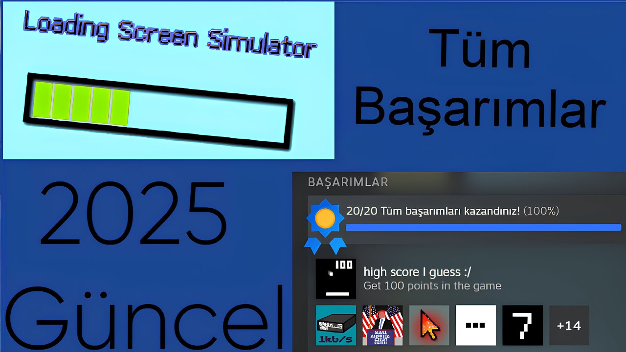 Loading Screen Simulator Bütün Başarımlar||Rehber