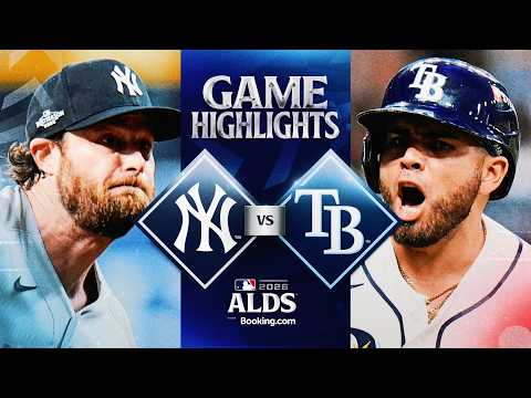 YANKEES vs. RAYS: Division Series Full Game 1 Highlights (October 3) | 2026 MLB Season 공식 하이라이트 썸네일