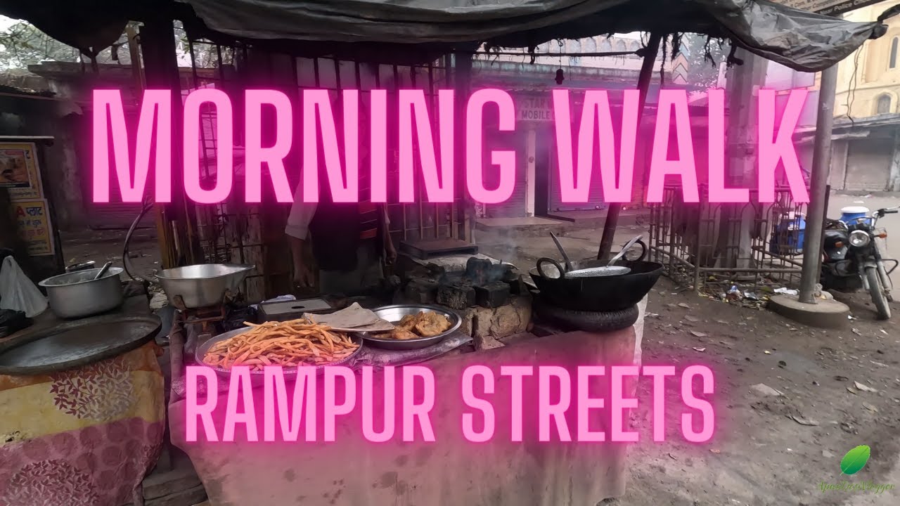 INDIA TOUR PART 3 | MORNING WALK RAMPUR QILA | STREETS OF RAMPUR ...