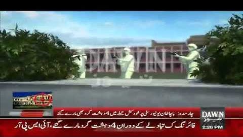 Animated Video of Charsadda Bacha Khan University Attack by Dawn News