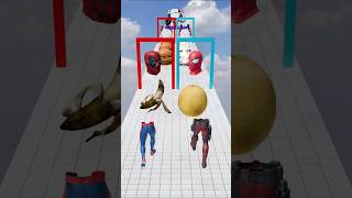 GTA V New Build a Queen Run Spider-man vs Deadpool Funny Epic Challenge! #spiderman