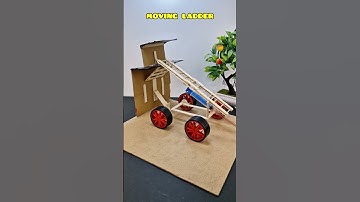 Movable and adjustable ladder | #dcmotor #dcman #teach #experiment #techexperiments