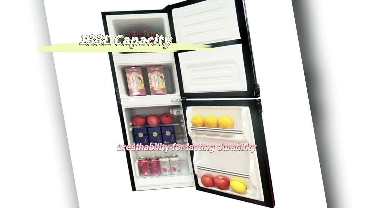 108L Dual Zone Auto-Refrigerator Portable Mini Compressor Car Fridge for Caravan and RV Use