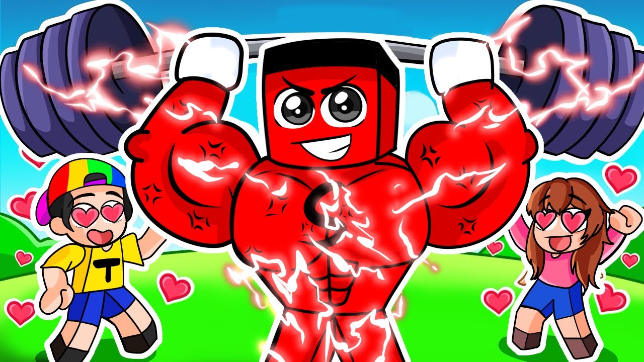SÜPER GÜÇLÜ Olmak İçin 987.567.678 Kg Ağırlık Kaldırdım !! - Roblox