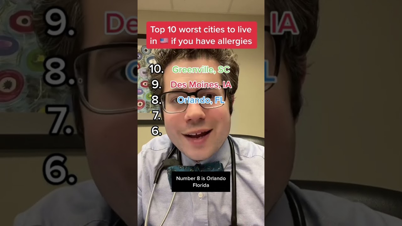 Worst places to live if you have allergies 