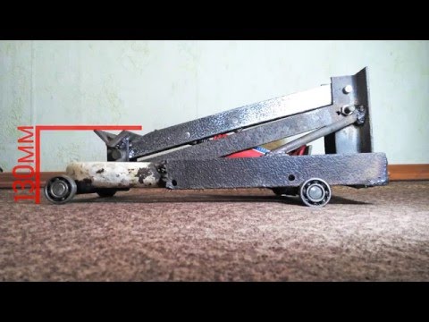 Подкатной домкрат своими