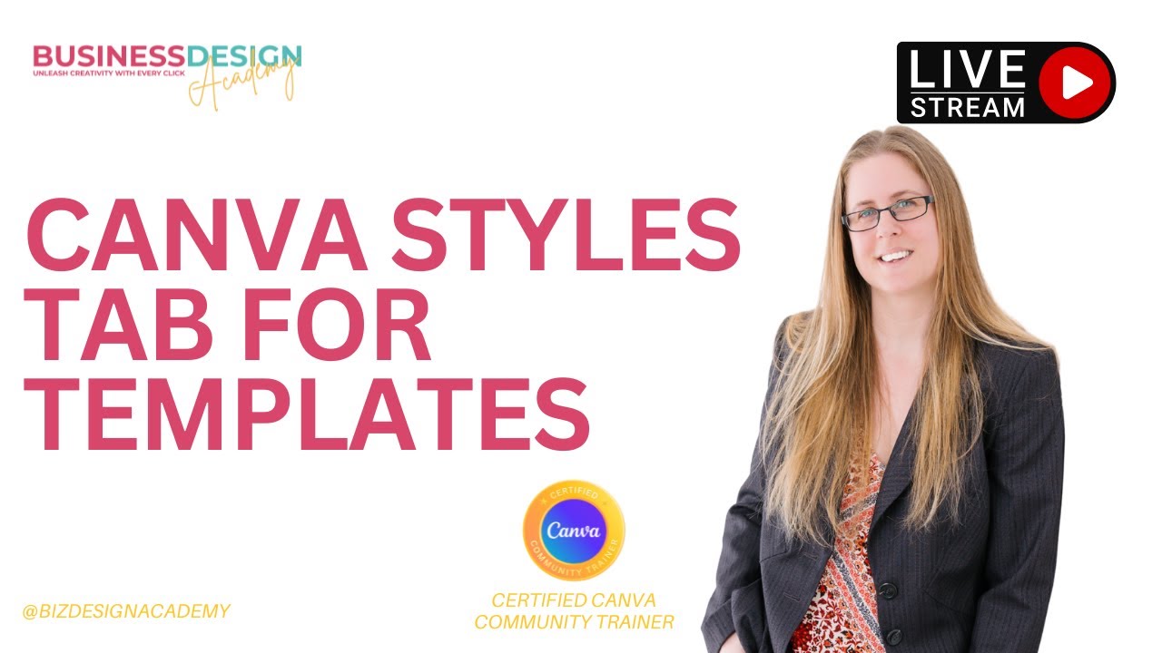 Saying Hi 👋 and using the styles tab in Canva 