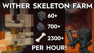 Minecraft Wither Skeleton Farm  Over 60 Skulls Per Hour  116