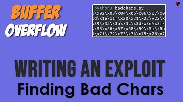 [HINDI] Introduction to Buffer Overflows | Writing an Exploit | Part #2 : Finding Bad Characters