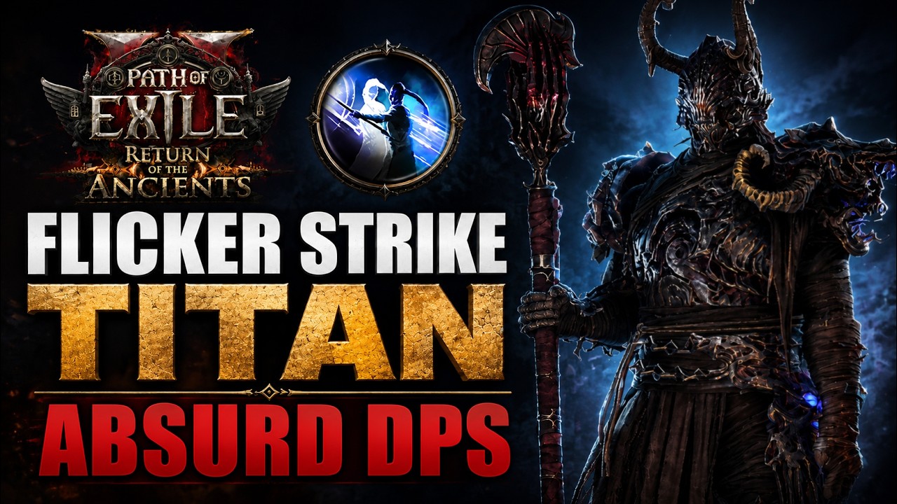 FLICKER STRIKE TITAN BUILD – INSANE DPS & ENDGAME! | POE 2