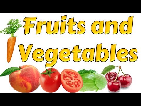 İngilizce Meyve Ve Sebzeler - Fruits And Vegatables - İngilizce Kelimeler