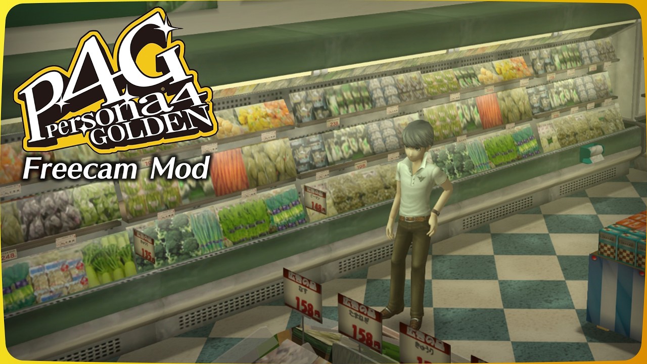 Persona 4 Golden - Freecam Mod Showcase
