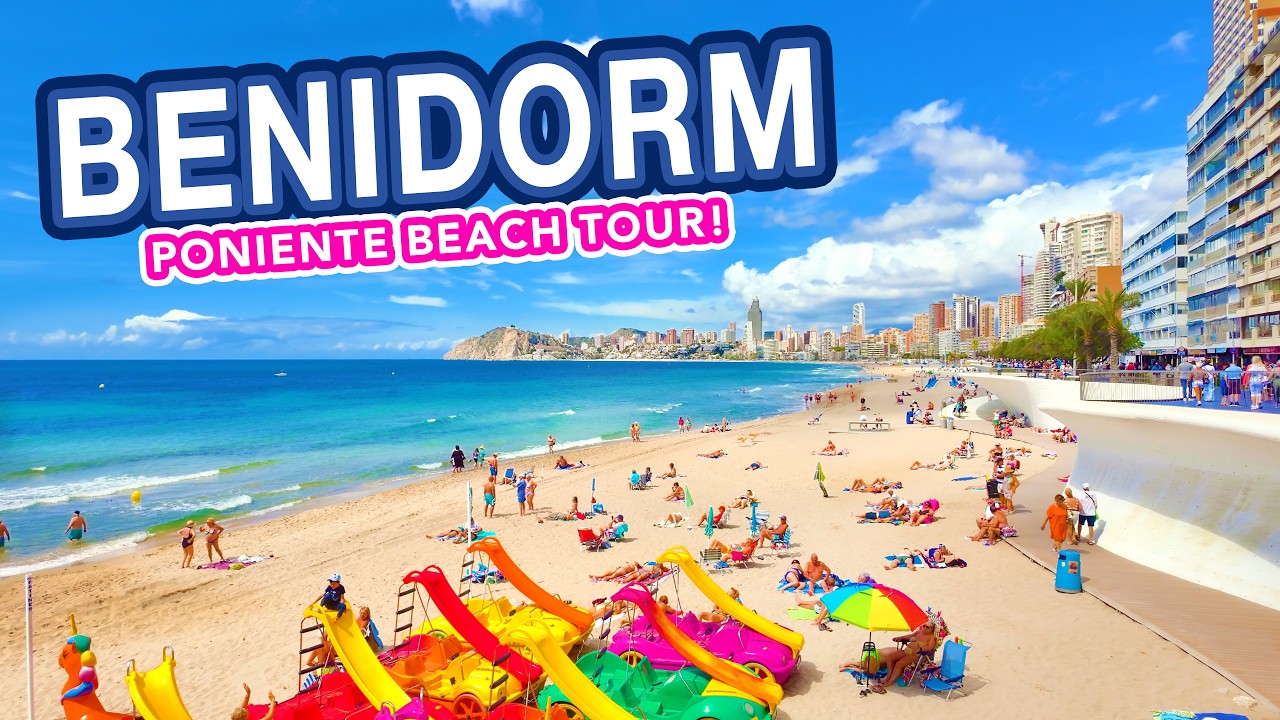 BENIDORM BEACH | Let me show you Poniente Beach Benidorm!