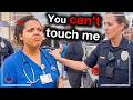 When Entitled Nurse Thinks Her Badge Makes Her UNTOUCHABLE