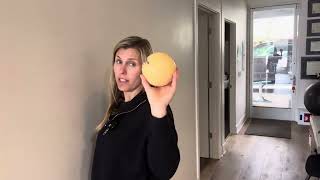 Wall ball for shoulder stabilization