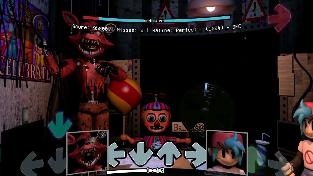 FNF - Vs Foxy / Red-Light (SFC)