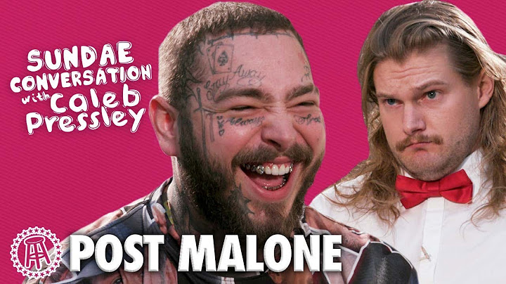 POST MALONE: Sundae Conversation with Caleb Pressley