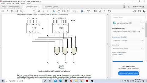 14 Clase TEEL 2023 Implementacion Codificador Decimal a Binario Con 2 Codificadores Decimal a Octal