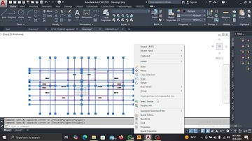 PROTA STRUCTURE | How to create a GA (General arrangement) on AUTOCAD (grids and columns) 1