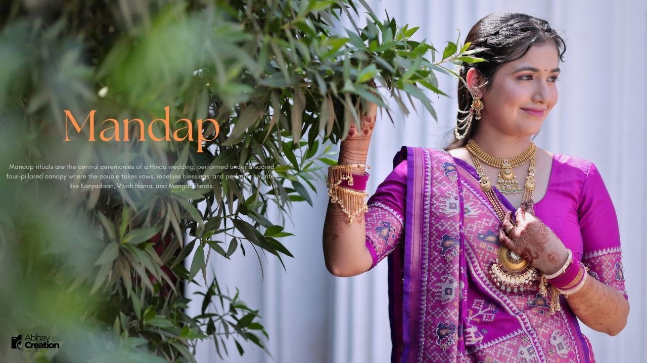 MANDAP REEL | KAKSHA & PIYUSH | BRIDE MANDAP