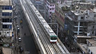 شاهد: افتتاح أول خط مترو في عاصمة بنغلادش المزدحمة