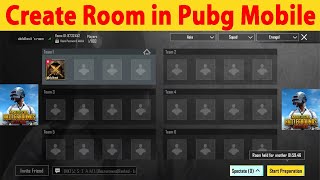 How to Create Room in Pubg Mobile 2024 | Pubg Mobile mein Room kaise banaye