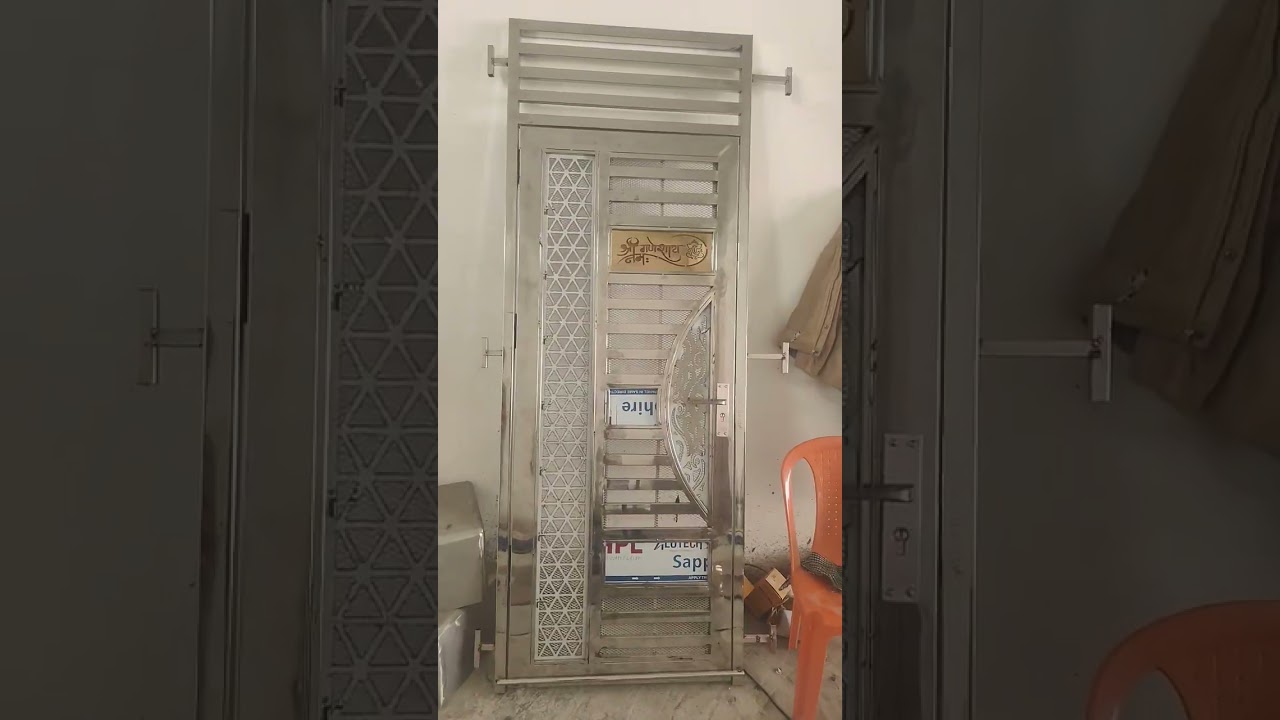 Steel safety door best design big cylinder lock 