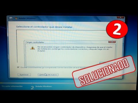 Solución Error No se encontró ningún controlador de dispositivo