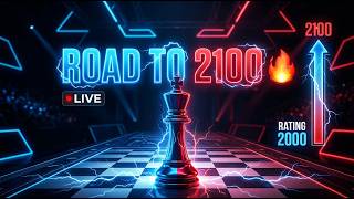 ROAD TO 2100 🔥 | Intense Chess Climb LIVE | Chill stream | sub vs me