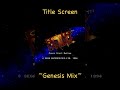 Cosmic carnage  title screen genesis remix