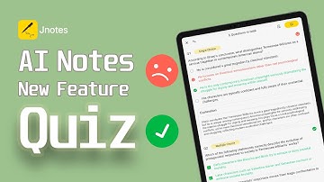 Jnotes AI Quiz Tutorial: Easily Create Quizzes from Notes to Skyrocket Your Learning!