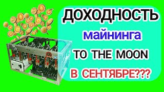Майнинг в сентябре [2020 года]: доходность фермы. Стоит ли заходить в майнинг?