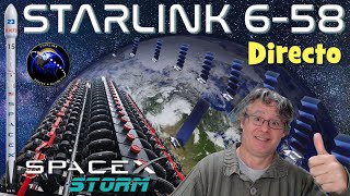 ¡Lanzamiento de la misión Starlink 658 de SpaceX!